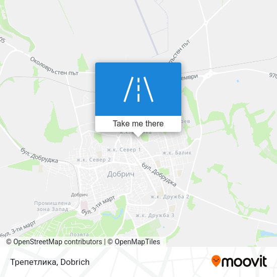 Трепетлика map