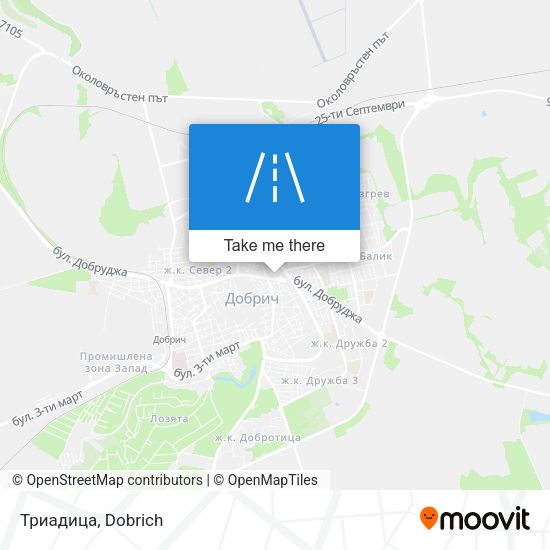 Триадица map