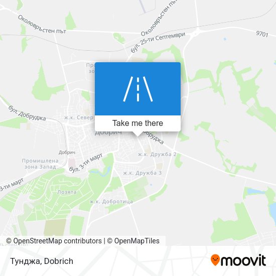 Тунджа map