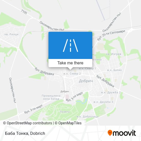 Баба Тонка map