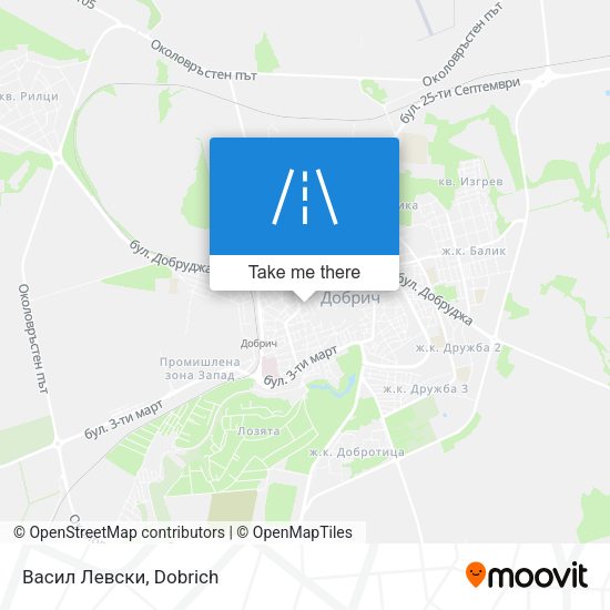 Васил Левски map