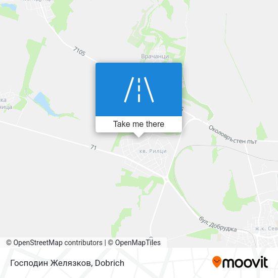 Карта Господин Желязков