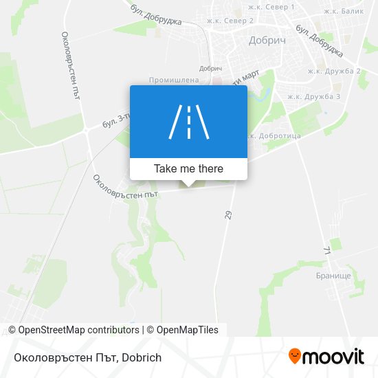 Околовръстен Път map