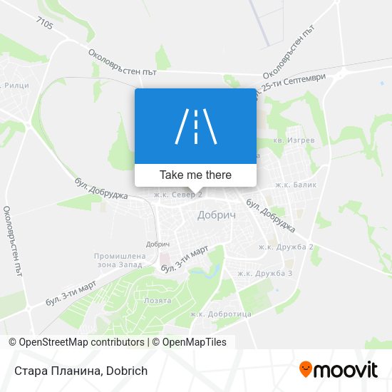 Стара Планина map