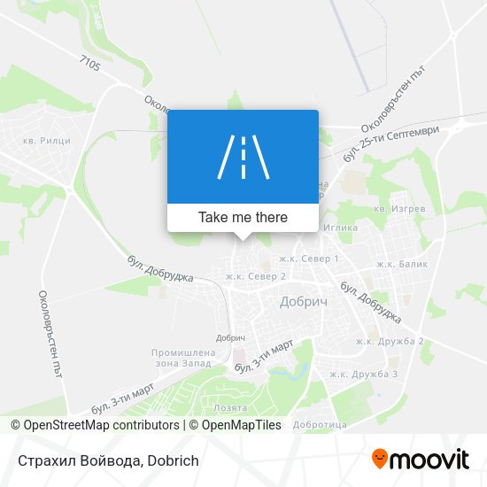 Страхил Войвода map