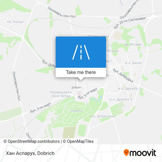 Хан Аспарух map