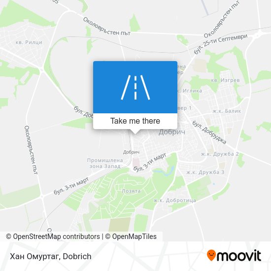 Хан Омуртаг map