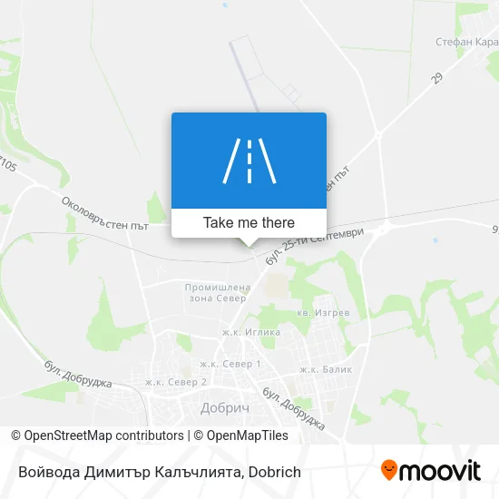 Карта Войвода Димитър Калъчлията