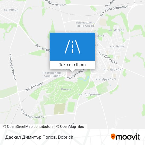 Даскал Димитър Попов map