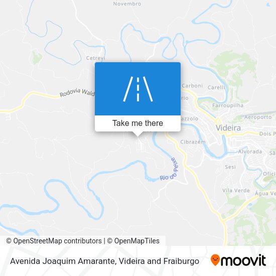 Avenida Joaquim Amarante map