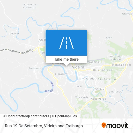 Rua 19 De Setembro map