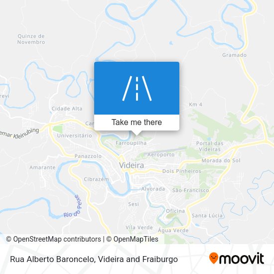 Rua Alberto Baroncelo map