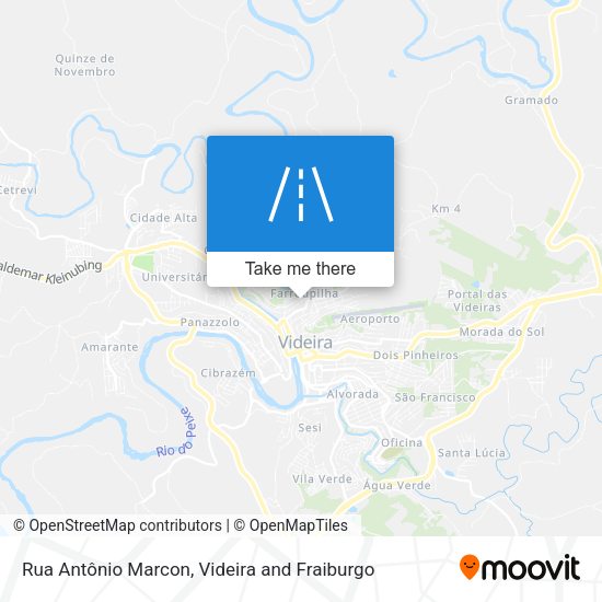 Rua Antônio Marcon map