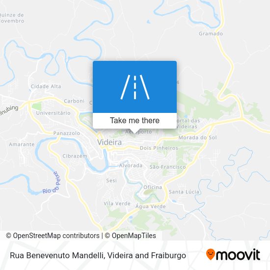 Rua Benevenuto Mandelli map