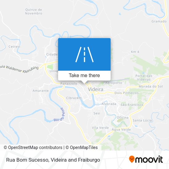 Rua Bom Sucesso map