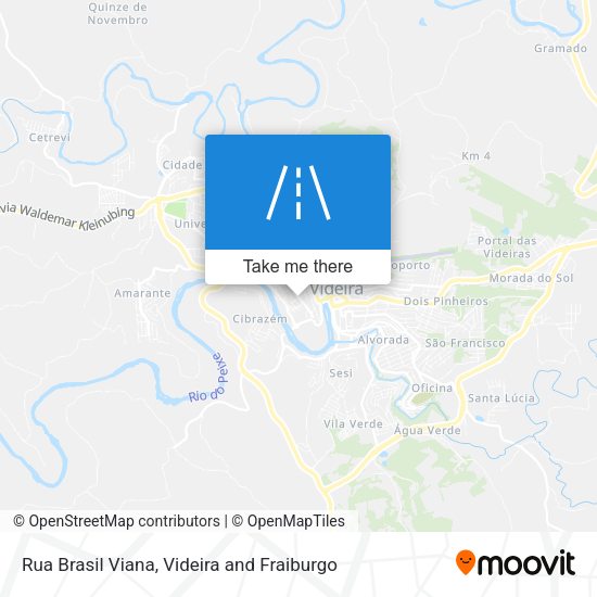 Rua Brasil Viana map