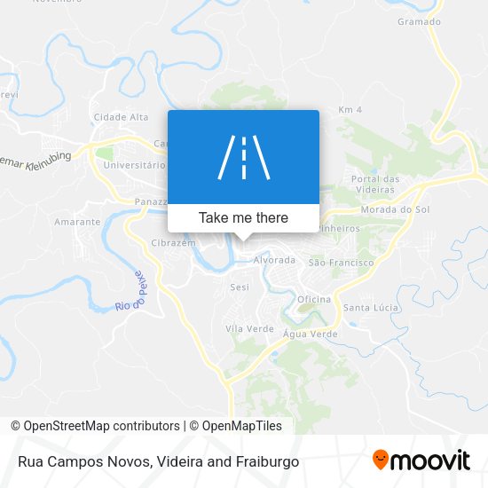 Rua Campos Novos map