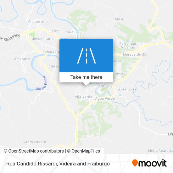 Rua Candido Rissardi map