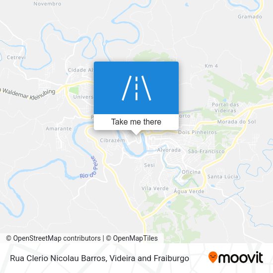 Rua Clerio Nicolau Barros map