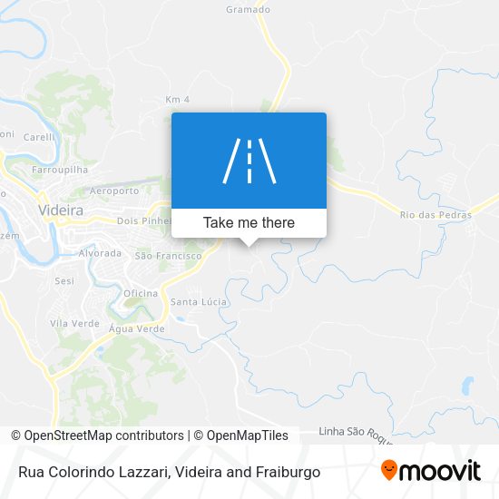 Rua Colorindo Lazzari map