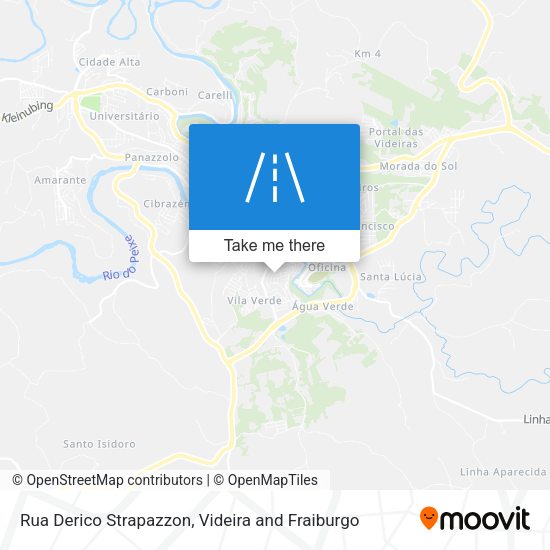 Rua Derico Strapazzon map