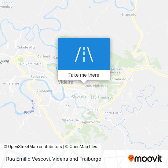 Rua Emilio Vescovi map