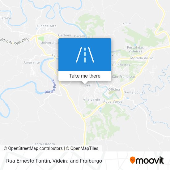 Rua Ernesto Fantin map