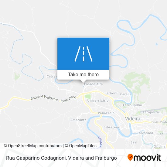 Rua Gasparino Codagnoni map