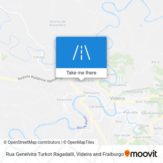 Rua Genelvira Turkot Ragadalli map