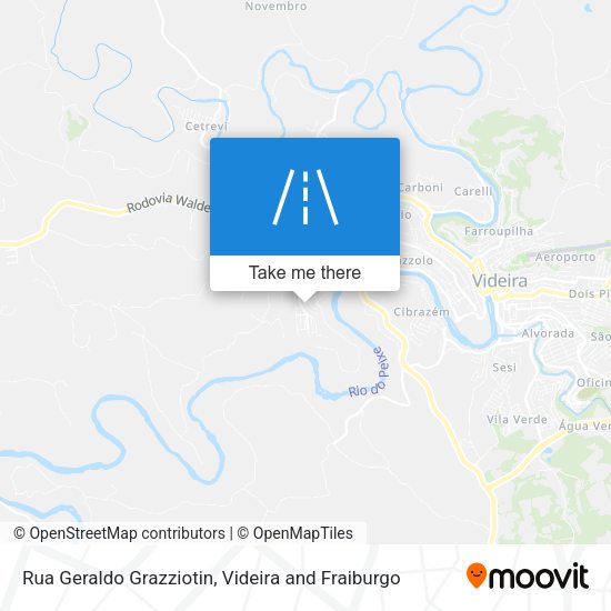 Rua Geraldo Grazziotin map