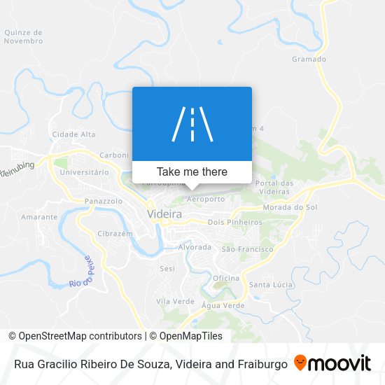 Rua Gracilio Ribeiro De Souza map
