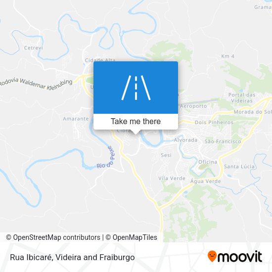 Rua Ibicaré map