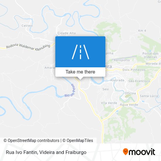 Rua Ivo Fantin map