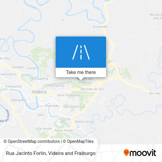 Rua Jacinto Forlin map