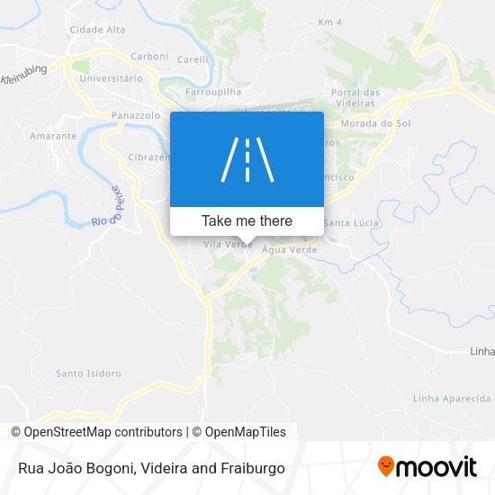 Rua João Bogoni map