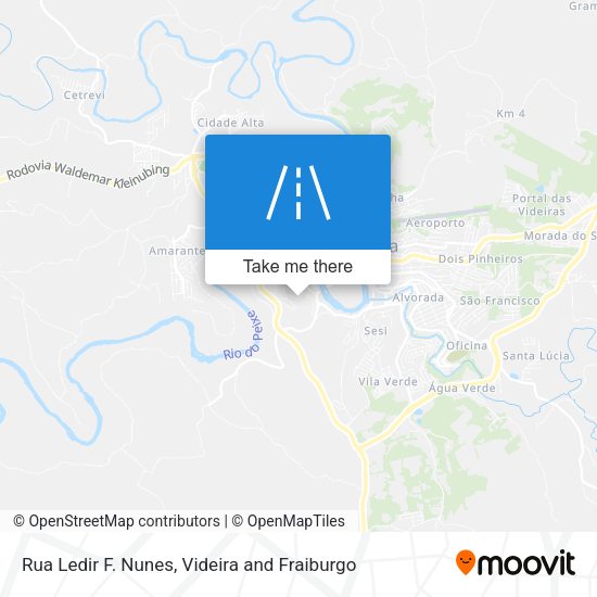 Rua Ledir F. Nunes map