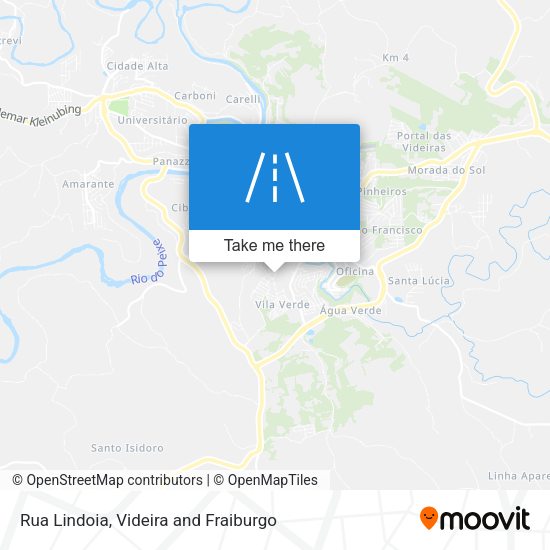 Rua Lindoia map