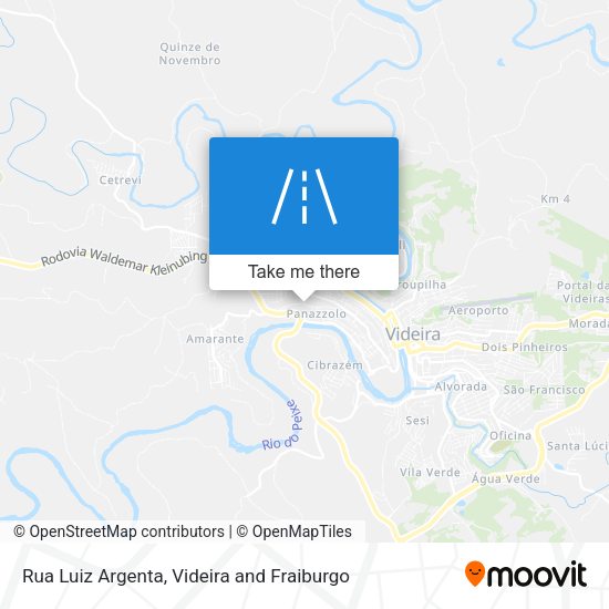 Rua Luiz Argenta map