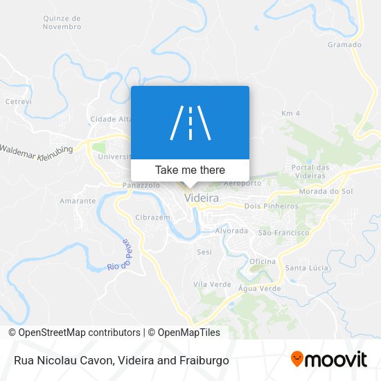 Rua Nicolau Cavon map