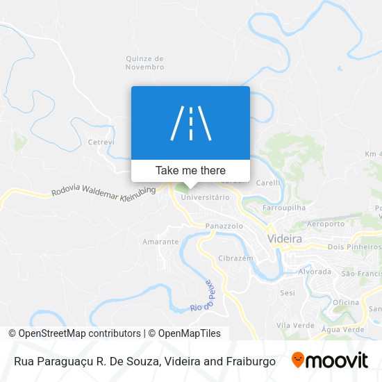 Rua Paraguaçu R. De Souza map