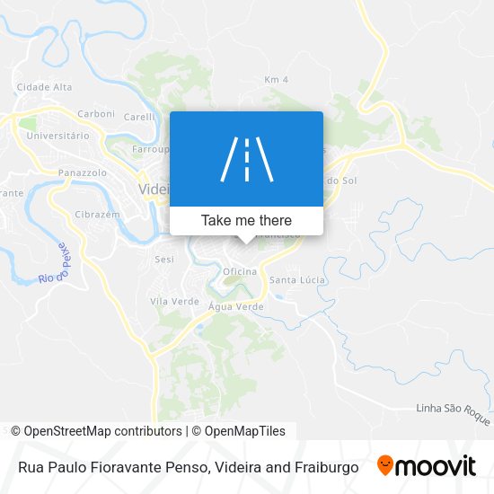 Rua Paulo Fioravante Penso map