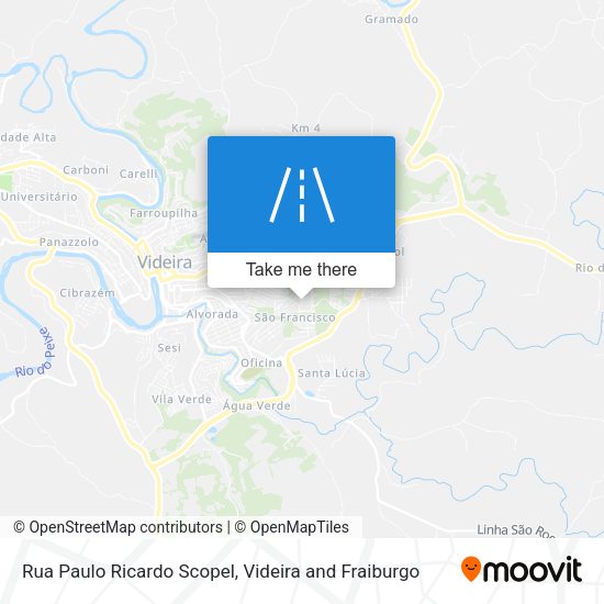 Rua Paulo Ricardo Scopel map