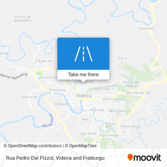 Rua Pedro Dal Pizzol map