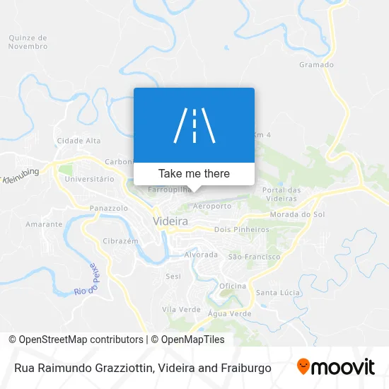 Rua Raimundo Grazziottin map