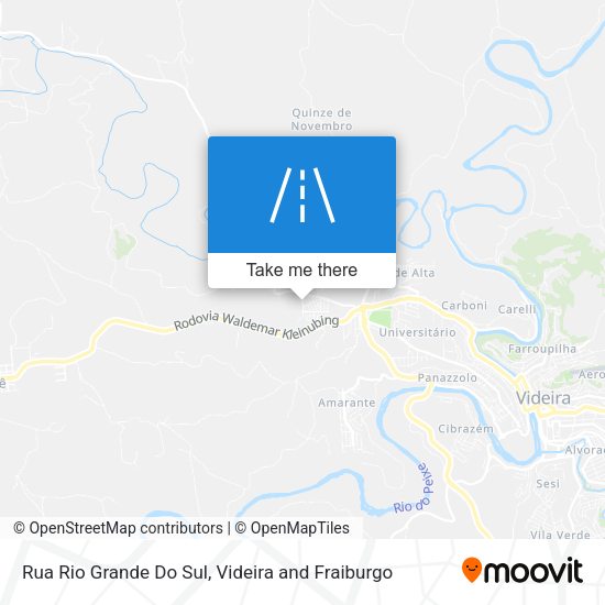 Rua Rio Grande Do Sul map
