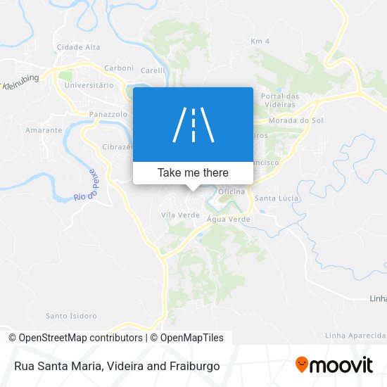 Rua Santa Maria map