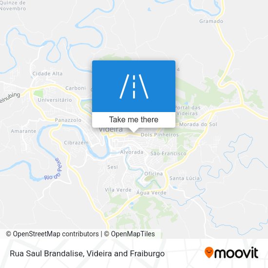 Rua Saul Brandalise map