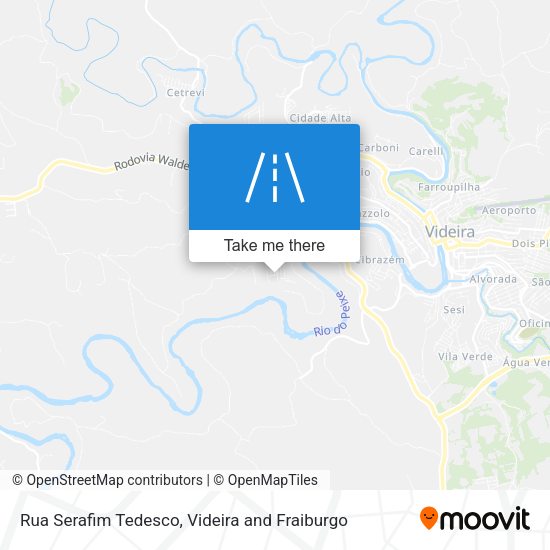 Rua Serafim Tedesco map