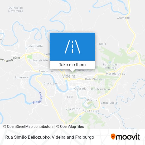 Rua Simão Bellozupko map