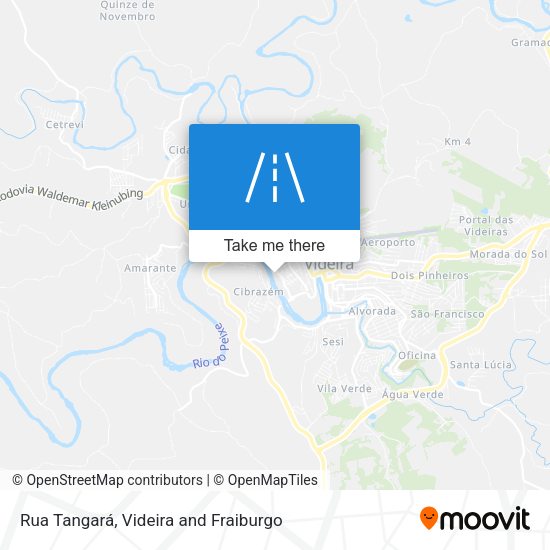 Rua Tangará map